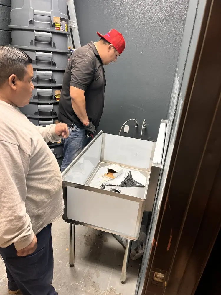 Commercial plumbing and sink installation in Cove Neck